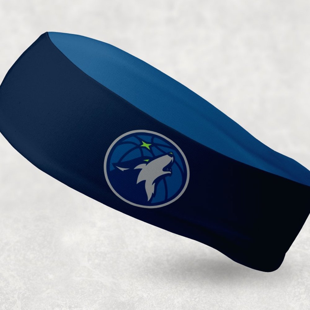 2 Pack - NEW - Reversible Minnesota Timberwolves Headband